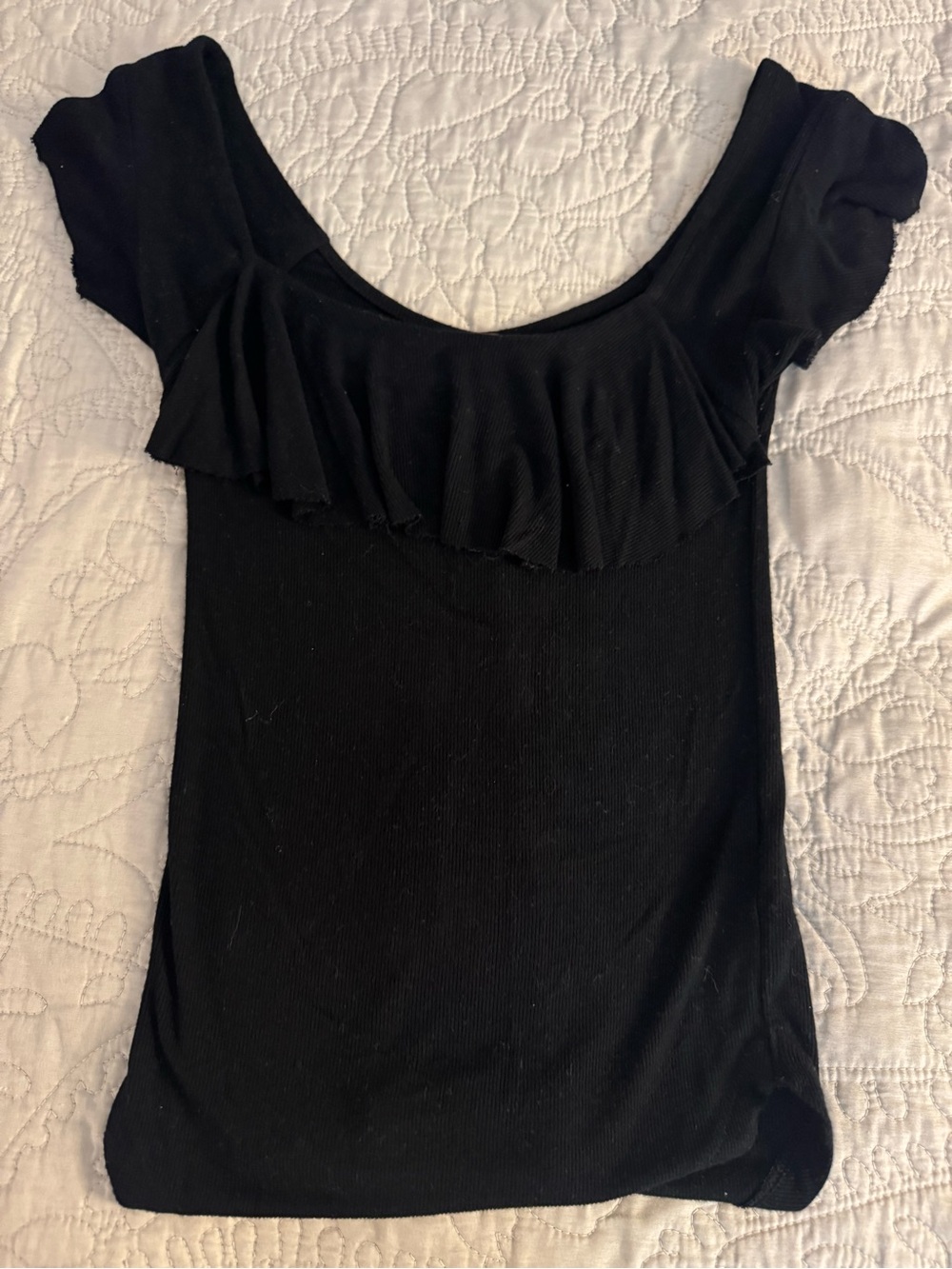 Free People Rafael Ruffle Top